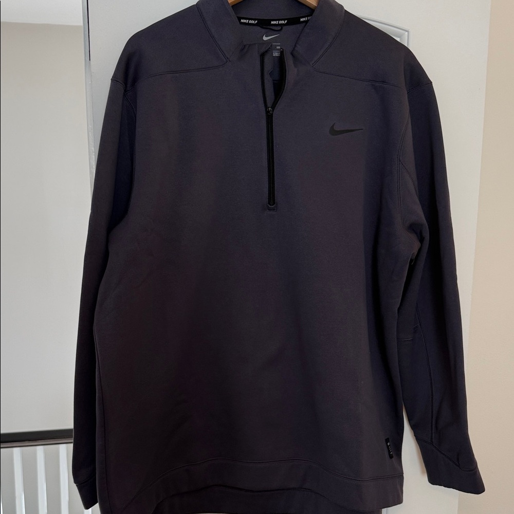 Nike Golf Charcoal Quarter-Zip Sweatshirt